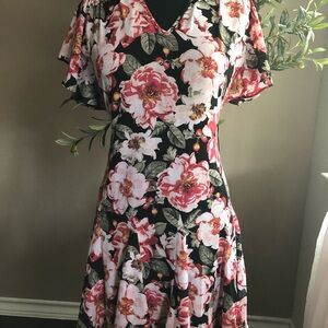 Floral V-Neck Dress